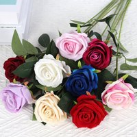 Set mit 9 künstlichen Blumen, künstliche Rosen in verschiedenen Farben, künstliche Rosen mit langem Stiel zur Dekoration (52 cm, 9 verschiedene Set mit 9 künstlichen Blumen, künstliche Rosen in verschiedenen Farben, künstliche Rosen mit langem Stiel zur Dekoration (52 cm, 9 verschiedene von AHLSEN