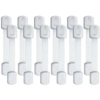 Sicherheitsschloss, Kindersicherungstür, Kindersicherung für Möbel, 12 Kindersicherungstüren, Babytürschloss, Sicherheitsschloss für Schränke, von AHLSEN