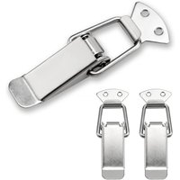 Ahlsen - Stück Hebelverschluss-Federriegel, Federknebelriegel 112 mm, Federverschlussschnalle für Schrank, Schublade, Werkzeugtruhe von AHLSEN