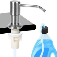 Umi Seifenspender mit eingebauter Pumpe für Küchenspüle, Pumpe aus Edelstahl - Ahlsen von AHLSEN