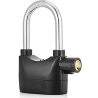 Ahlsen - Vorhängeschloss mit langem Bügel und 110 dB Alarm, robust, wetterfest Ahlsen - Vorhängeschloss mit langem Bügel und 110 dB Alarm, robust, wetterfest von AHLSEN