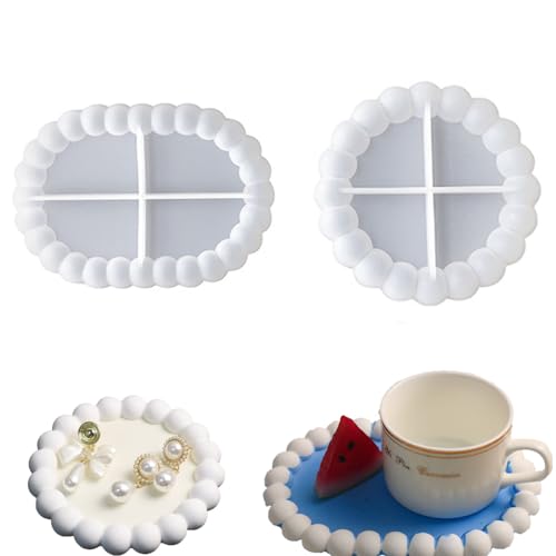 2 Stücke Silikonform Tablett Untersetzer Silikonform Oval Kreis Form,Epoxid Formen,für Resin Art Formen Untersetzer DIY Teetablett Obsttablett Kunsthandwerk Basteln Haus Dekoration 2 Stücke Silikonform Tablett Untersetzer Silikonform Oval Kreis Form,Epoxid Formen,für Resin Art Formen Untersetzer DIY Teetablett Obsttablett Kunsthandwerk Basteln Haus Dekoration von AHMistool