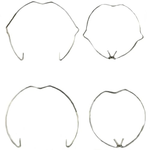 40 Stück MR16 Haltefeder Ringe Einbaustrahler Sprengring Lampenhalter 2 Formen 2 Größen Durchmesser 5.2cm Und 5.6cm für Halogenlampe/Lampenhalter von AHMistool