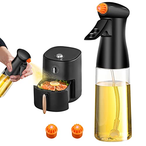 AHOUGER Ölspray 210ml Lebensmittelqualität Öl Spray Für Fritteuse Olivenöl Sprüher Für Flasche Spray Für Küchenöl von AHOUGER