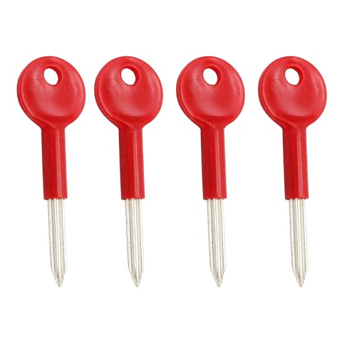 4 x Universal-Messing-Sternbolzenschlüssel 80 mm – Ersatz-Sicherheits-Rack-Schlüssel mit 30 mm Schlüssellänge für Feuerschutztüren, Rohrbrunnen, Hydranten, Fensterschlösser und Riegel 4 x Universal-Messing-Sternbolzenschlüssel 80 mm – Ersatz-Sicherheits-Rack-Schlüssel mit 30 mm Schlüssellänge für Feuerschutztüren, Rohrbrunnen, Hydranten, Fensterschlösser und Riegel von AHRLIC