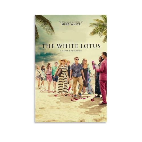 AHSEOIWRJH The White Lotus Poster, Vintage-Druck, Wandkunst, Poster, dekoratives Gemälde, ästhetische Leinwand-Dekoration für Wohnzimmer, Schlafzimmer, 30 x 45 cm, ungerahmter Stil AHSEOIWRJH The White Lotus Poster, Vintage-Druck, Wandkunst, Poster, dekoratives Gemälde, ästhetische Leinwand-Dekoration für Wohnzimmer, Schlafzimmer, 30 x 45 cm, ungerahmter Stil von AHSEOIWRJH