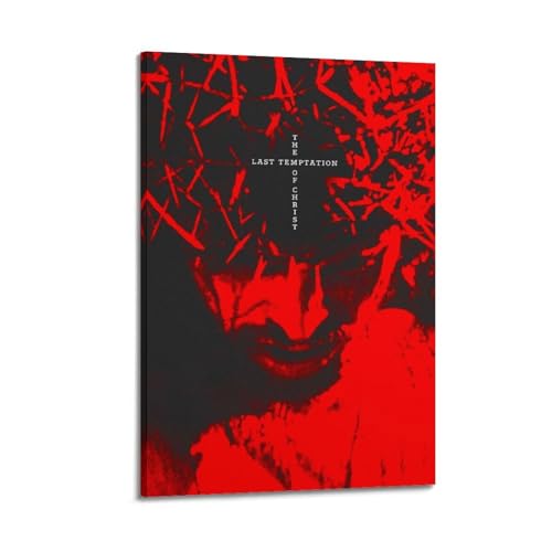 AHSUEWQRUH Poster "The Last Temptation of Christ", Leinwandposter, moderne ästhetische Kunst, Dekor, Gemälde für Wohnzimmer, Schlafzimmer, 40 x 60 cm, Rahmenstil von AHSUEWQRUH
