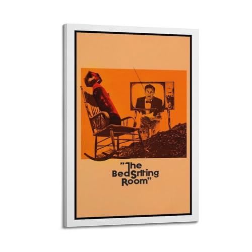 AHSUEWQRUH Poster auf Leinwand, Motiv "The Bed Sitting Room", moderne ästhetische Kunst, Dekor, Gemälde für Wohnzimmer, Schlafzimmer, 60 x 90 cm, Rahmenstil von AHSUEWQRUH