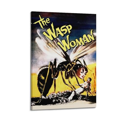AHSUEWQRUH Poster auf Leinwand, Motiv "The Wasp Woman", modernes ästhetisches Kunstdekor, Gemälde für Wohnzimmer, Schlafzimmer, 30 x 45 cm, Rahmenstil AHSUEWQRUH Poster auf Leinwand, Motiv "The Wasp Woman", modernes ästhetisches Kunstdekor, Gemälde für Wohnzimmer, Schlafzimmer, 30 x 45 cm, Rahmenstil von AHSUEWQRUH