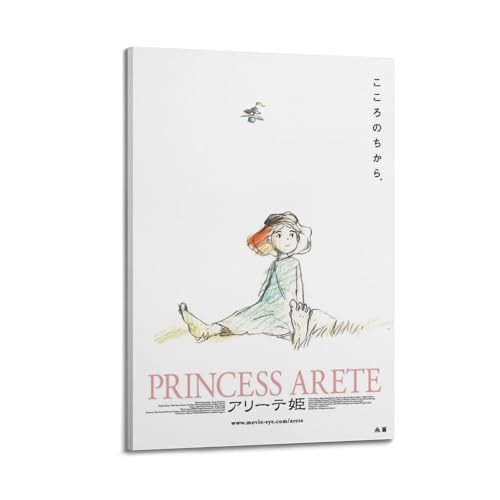 AHSUEWQRUH Poster mit Prinzessin Arete auf Leinwand, modernes ästhetisches Kunstdekor, Gemälde für Wohnzimmer, Schlafzimmer, 60 x 90 cm, Rahmenstil von AHSUEWQRUH