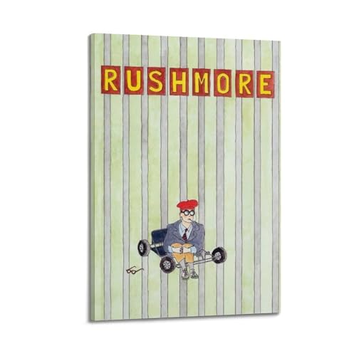 AHSUEWQRUH Rushmore Poster, Wandkunst, Leinwandposter, moderne ästhetische Kunst, Dekor, Gemälde für Wohnzimmer, Schlafzimmer, 60 x 90 cm, Rahmenstil von AHSUEWQRUH
