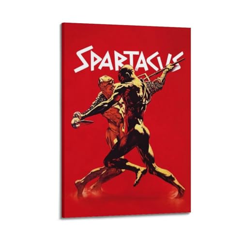 AHSUEWQRUH Spartacus-Poster, Wandkunst, Leinwandposter, moderne ästhetische Kunst, Dekor, Gemälde für Wohnzimmer, Schlafzimmer, 60 x 90 cm, Rahmenstil von AHSUEWQRUH
