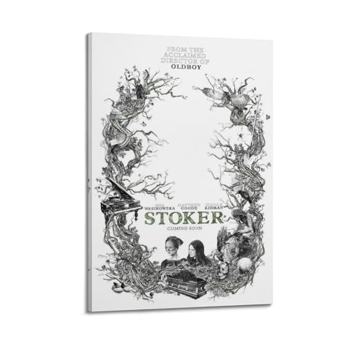 AHSUEWQRUH Stoker Poster, Wandkunst, Leinwandposter, moderne ästhetische Kunst, Dekor, Gemälde für Wohnzimmer, Schlafzimmer, 40 x 60 cm, Rahmenstil von AHSUEWQRUH
