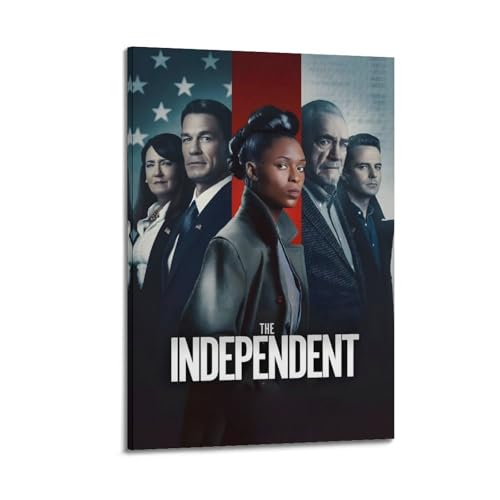 AHSUEWQRUH The Independent Poster, Wandkunst, Leinwandposter, moderne ästhetische Kunst, Dekor, Gemälde für Wohnzimmer, Schlafzimmer, 50 x 75 cm, Rahmenstil von AHSUEWQRUH