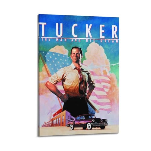 AHSUEWQRUH Tucker The Man And His Dream Poster, Wandkunst, Leinwandposter, moderne ästhetische Kunst, Dekor, Gemälde für Wohnzimmer, Schlafzimmer, 60 x 90 cm, Rahmenstil AHSUEWQRUH Tucker The Man And His Dream Poster, Wandkunst, Leinwandposter, moderne ästhetische Kunst, Dekor, Gemälde für Wohnzimmer, Schlafzimmer, 60 x 90 cm, Rahmenstil von AHSUEWQRUH