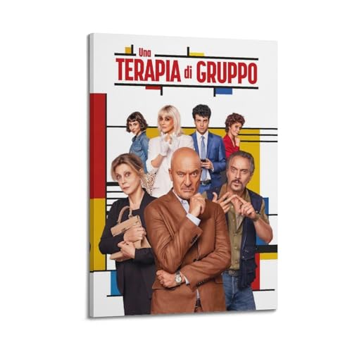 AHSUEWQRUH Una Terapia Di Gruppo Poster, Wandkunst, Leinwandposter, moderne ästhetische Kunst, Dekor, Gemälde für Wohnzimmer, Schlafzimmer, 50 x 75 cm, Rahmenstil AHSUEWQRUH Una Terapia Di Gruppo Poster, Wandkunst, Leinwandposter, moderne ästhetische Kunst, Dekor, Gemälde für Wohnzimmer, Schlafzimmer, 50 x 75 cm, Rahmenstil von AHSUEWQRUH