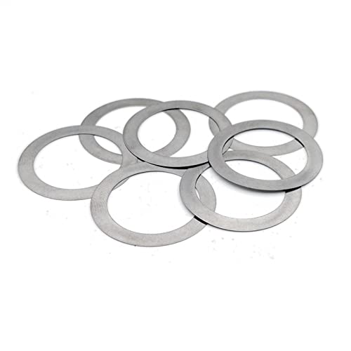 AHTUJGN LYFeng-Unterlegscheiben Dicke 0,3 mm Edelstahl -Flachwaschmaschinen Ultra -dünne Dichtung hohe Präzisionseinstellungsdichtung M3-M25 Dünne Scheibe, Glatt und langlebig(4x10x0.3 (50Pcs)) von AHTUJGN