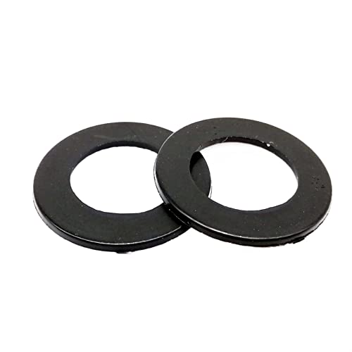 AHTUJGN LYFeng-Unterlegscheiben M1,5 m2 M2,5 M3 M4 M5 M6 M8 M10 M12 Schwarzer Plastik Nylon Flat Waschmaschine, 100pcs, Glatt und langlebig(M2.5x5x1) von AHTUJGN