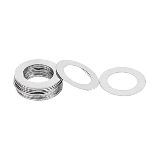 AHTUJGN LYFeng-Unterlegscheiben M3 Edelstahl Ultra-dünner Flachwaschdichtung Lückeneinstellung Waschmaschine, 100pcs, Glatt und langlebig(M3x7x0.1 100pcs) von AHTUJGN