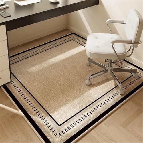 AHUAN Bodenschutzmatte Bürostuhl Unterlage Dick Und Robust, rutschfest Fußbodenschutz für Hartholzboden Wohnungen, Studentenwohnheime Schreibtischstuhl Unterlage(100 * 160cm,Silicone Base,E) von AHUAN