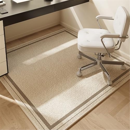 AHUAN Bodenschutzmatte Bürostuhl Unterlage Dick Und Robust, rutschfest Fußbodenschutz für Hartholzboden Wohnungen, Studentenwohnheime Schreibtischstuhl Unterlage(120 * 160cm,Silicone Base,D) von AHUAN