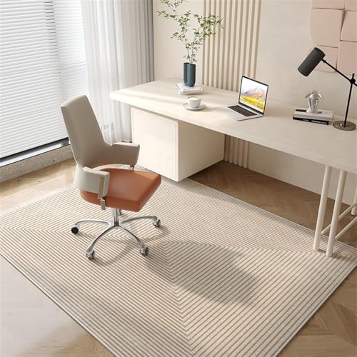 AHUAN Donier-Stoffe Schreibtischstuhl Unterlage Wasserabsorbierend rutschfest, Bodenschutzmatte Bürostuhl Unterlage Schalldämmung Fußbodenschutz für Schminktisch(120 * 200cm,I) von AHUAN