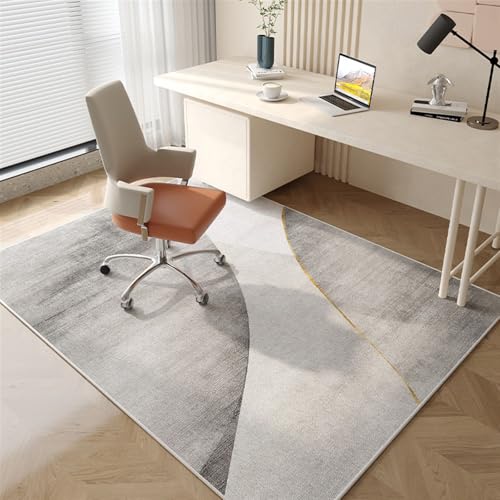 AHUAN Donier-Stoffe Schreibtischstuhl Unterlage Wasserabsorbierend rutschfest, Bodenschutzmatte Bürostuhl Unterlage Schalldämmung Fußbodenschutz für Schminktisch(140 * 200cm,C) von AHUAN