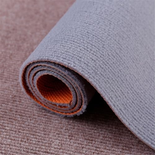 AHUAN Samt Schreibtischstuhl Unterlage Mit Rutschfester Rückseite, Bodenschutzmatte Bürostuhl Unterlage Kostenloses Zuschneiden Fußbodenschutz für Rollstuhl(120 * 200CM,Gray) von AHUAN