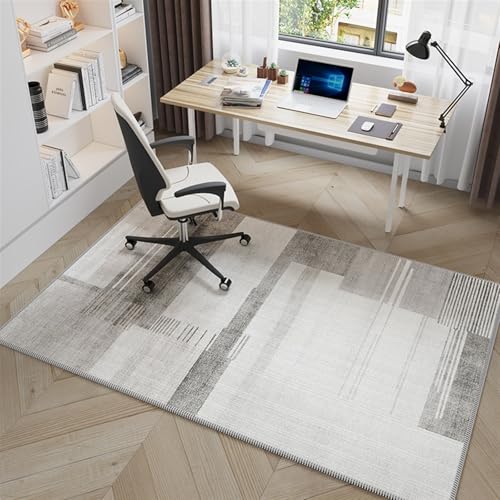 AHUAN Schalldämmung Bodenschutzmatte Bürostuhl Unterlage Leichtgängig, Fußbodenschutz rutschfest Verdickt, Schreibtischstuhl Unterlage für Dessertgeschäft, Wohnung(120 * 120cm,G) von AHUAN