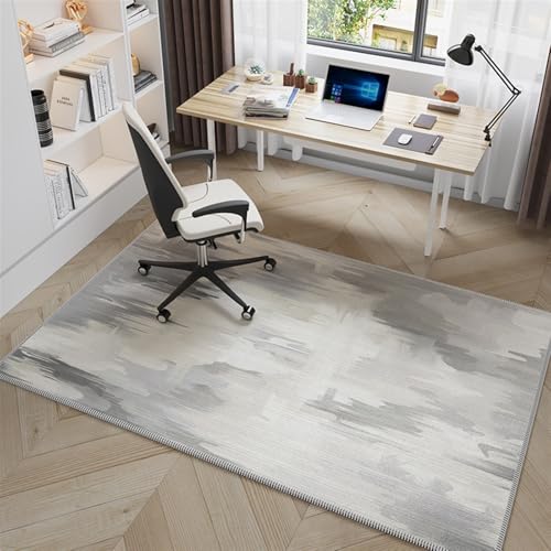 AHUAN Schalldämmung Bodenschutzmatte Bürostuhl Unterlage Leichtgängig, Fußbodenschutz rutschfest Verdickt, Schreibtischstuhl Unterlage für Dessertgeschäft, Wohnung(180 * 250cm,B) von AHUAN