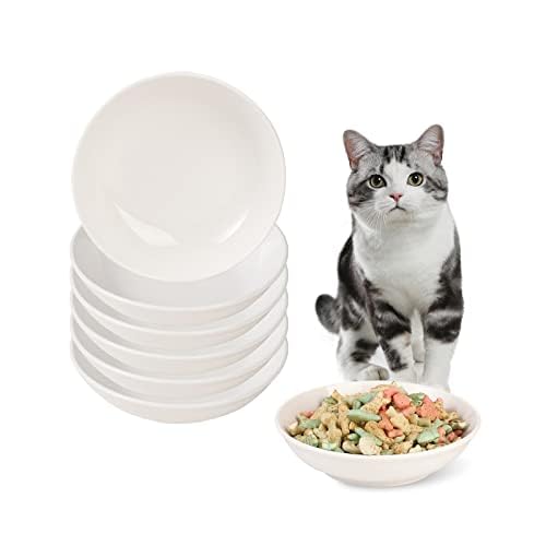Katzen Futternapf Fressnapf Katze Keramik - Katzennapf 6er Set - Katzennäpfe - Katzenfutter Napf - Katzenschüssel - Katzenschale - Katzenteller - Futterschale Katze - Katzen Napfset - Weiss - 250 ml Katzen Futternapf Fressnapf Katze Keramik - Katzennapf 6er Set - Katzennäpfe - Katzenfutter Napf - Katzenschüssel - Katzenschale - Katzenteller - Futterschale Katze - Katzen Napfset - Weiss - 250 ml von AHX