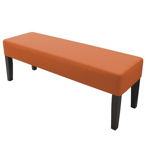 AHYBE Rechteckiger Sitzsackbezug für Sitzbank, elastisch, Sitzbezüge, Esszimmerbänke, rutschfest, Esszimmer für Restaurant, Wohnzimmer, Schlafzimmer, Hotel (K,M) von AHYBE
