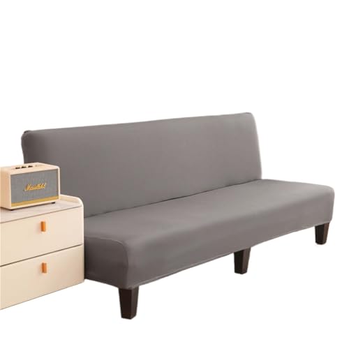 AHYBE Stretch Sofabezug/Couchbezug Ohne Armlehne 3/4/2 Sitzers Armlose Futon-Schonbezüge Sofa Überzug Sofahusse Passend Für Die Meisten Standard-Sofas(B,190-225cm) von AHYBE