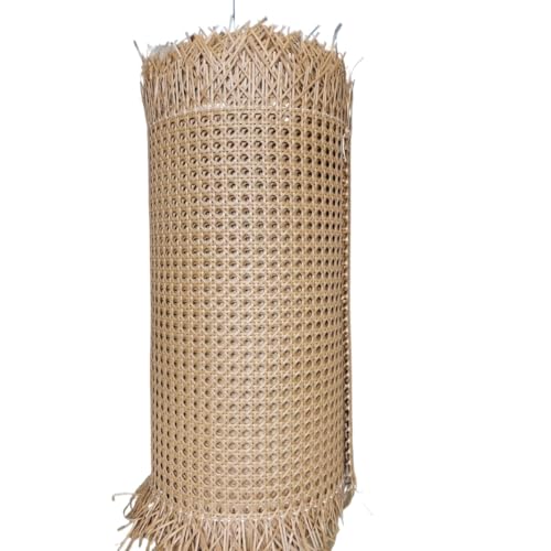 Cane Webbing Rattan Roll Wiener Geflecht,Wiener Geflecht Meterware,Wiener Geflecht Flechtmatten For Rattan Craftsmen,Handgemachtes PE Kunststoff Rattan Geflecht Für DIY Möbeldekoration(A,120*100cm) von AHYBE