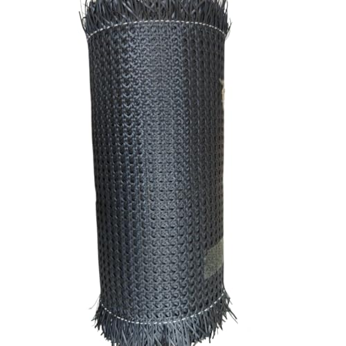 Cane Webbing Rattan Roll Wiener Geflecht,Wiener Geflecht Meterware,Wiener Geflecht Flechtmatten For Rattan Craftsmen,Handgemachtes PE Kunststoff Rattan Geflecht Für DIY Möbeldekoration(D,150*100cm) von AHYBE