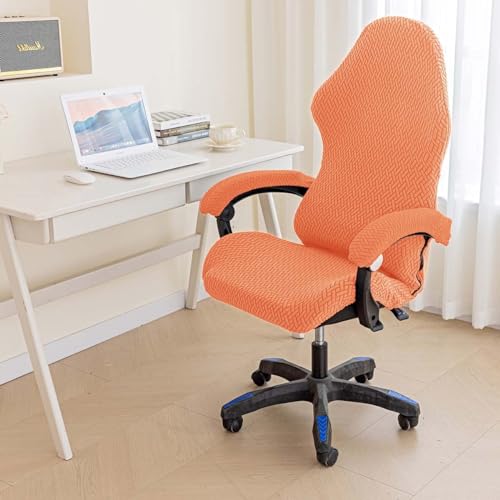 Gamingstuhl-Bezüge 4 Stück Gaming Stuhl Bezug Bürostuhl Drehstuhl Bezug Dehnbare Stuhlhussen Sitzbezug Elastisch Sessel Überzug Mit Armlehnen Stuhlrücken Bezug Für Computer-Spielstuhl Racing-Stil(L) Gamingstuhl-Bezüge 4 Stück Gaming Stuhl Bezug Bürostuhl Drehstuhl Bezug Dehnbare Stuhlhussen Sitzbezug Elastisch Sessel Überzug Mit Armlehnen Stuhlrücken Bezug Für Computer-Spielstuhl Racing-Stil(L) von AHYBE