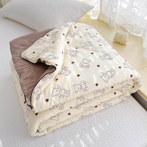 Gesteppter Tagesdecke 200*230/180*200cm Bett Bettüberwurf Überwurf Beige Sofaüberwurf Steppdecke Quilt Bedspread Sofa Decke Überwurfdecke Tages Decken Betthusse Überdecke Gesteppte ( Color : J , Size von AHYBE