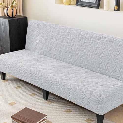 SearchI Armlose Futon Abdeckung Sofabezug/Couchbezug Ohne Armlehnen Stretch Schlafsofa Protector Elastischer Antirutsch Sofabettüberzug Für Faltbares Schlafsofa Couch Überzug Armlose Weich Stoff(B,190 von AHYBE