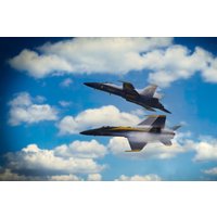 American Patriotic Blue Angels Us Navy Traumhaft Motiv Leinwanddrucke Wand Dekor Wohnzimmer Flugzeug Jet Fighter von AHansonPhotography