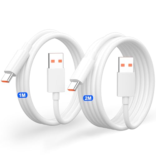 2 Stück 1M+2M 120W USB C Kabel für Xiaomi 15 Ultra 14T Pro 14 13T 12 6A Ladekabel USB C Schnellladekabel HyperCharge Kabel für Redmi Note 14 14S 11 10 14C für POCO X7 Pro F7 Ultra M6 X5 C71 C75 Pad 2 Stück 1M+2M 120W USB C Kabel für Xiaomi 15 Ultra 14T Pro 14 13T 12 6A Ladekabel USB C Schnellladekabel HyperCharge Kabel für Redmi Note 14 14S 11 10 14C für POCO X7 Pro F7 Ultra M6 X5 C71 C75 Pad von AIAUXAI
