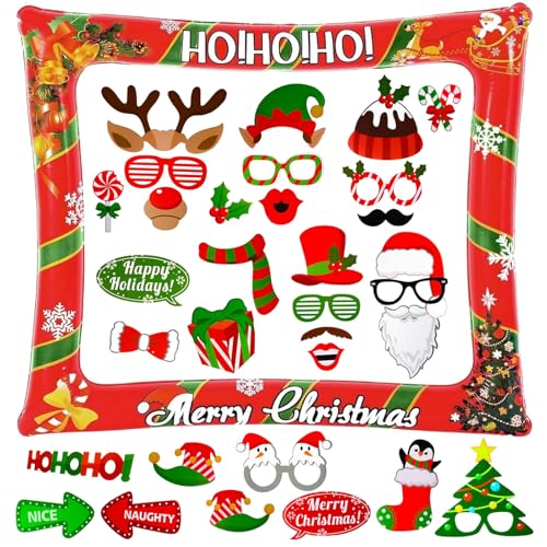 AIBAOBAO 32 Stück Fotobox Accessoires Weihnachten, Aufblasbare Fotorahmen Weihnachten Foto Requisiten für Weihnachtsfeier Weihnachts Party Photo Booth Props Lustig Weihnachtsparty Deko 75x 65 cm Rot AIBAOBAO 32 Stück Fotobox Accessoires Weihnachten, Aufblasbare Fotorahmen Weihnachten Foto Requisiten für Weihnachtsfeier Weihnachts Party Photo Booth Props Lustig Weihnachtsparty Deko 75x 65 cm Rot von AIBAOBAO