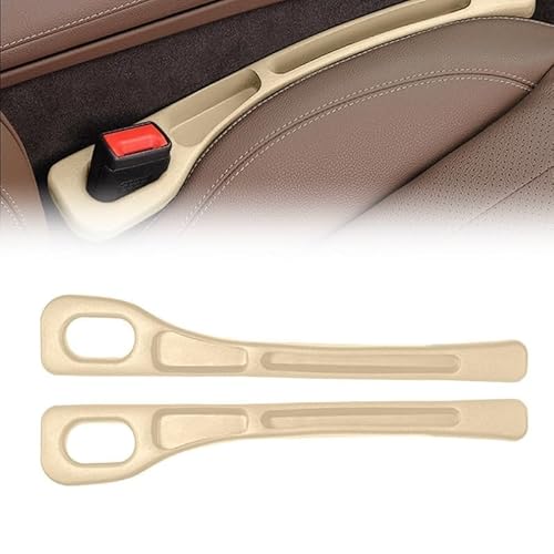 AIBINGBH 2 Stücke Autositz-Lückenfüller für VW Golf IV 3-Doors Hatchback 1998-2003, Autositz-Spaltfüller Autositz Organizer Car Seat Gap Filler Verhindert Das Herunterfallen von Gegenständen,Beige von AIBINGBH