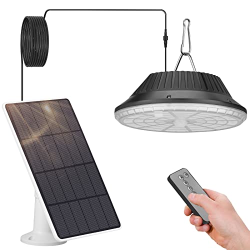 AIBISTAR Solarlampen für Außen Innen, 120 Stück 2835LED Solarleuchter, Monokristallinen Silizium Solarpanel, 4 Modi mit Fernbedienung, IP65 Wasserdicht, Pendelleuchten für Gartenbalkon Patio Pavillon von AIBISTAR