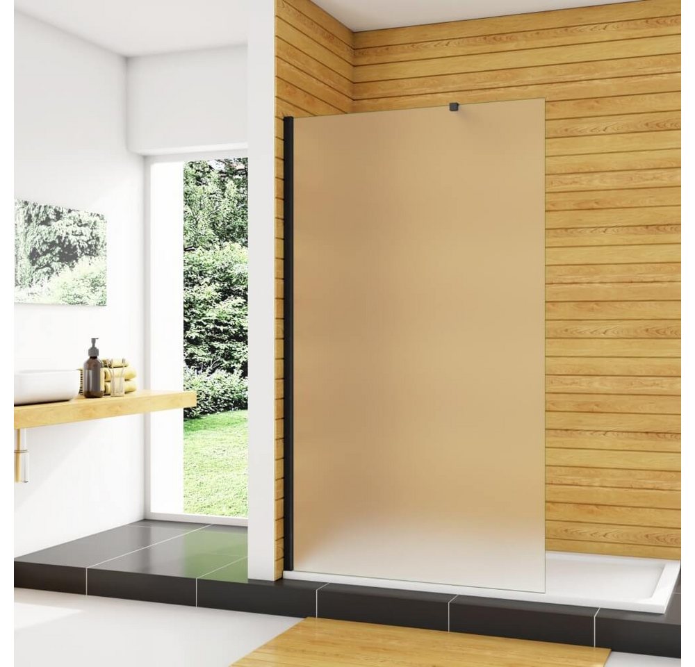 AICA(BSKEH4R3) Duschwand H:200cm 10mm ESG Milchglas Sicherheitsglas Walk in Dusche Duschwand, Einscheibensicherheitsglas, (Set), Milchglas von AICA(BSKEH4R3)