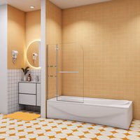 Badewannenaufsätze 2 tlg 90x140cm Faltwand Duschabtrennung Badewannenaufsätze 2 tlg 90x140cm Faltwand Duschabtrennung von AICA SANITAIRE