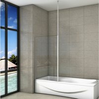 70x140cm mit Deckenstrebe Badewannenaufsatz Faltwand Duschtrennwand von AICA SANITAIRE