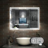 80 x 60 cm LED+Beschlagfrei+Bluetooth+3 Lichtfarben Dimmbar+Helligkeit Memory Funktion 80 x 60 cm LED+Beschlagfrei+Bluetooth+3 Lichtfarben Dimmbar+Helligkeit Memory Funktion von AICA SANITAIRE