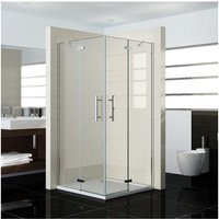 80 x76 x195cm Duschkabine Scharniertür Eckeinstieg Duschabtrennung 6mm nano Glas 80 x76 x195cm Duschkabine Scharniertür Eckeinstieg Duschabtrennung 6mm nano Glas von AICA SANITAIRE