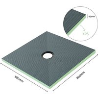 800x800x40mm Duschboard XPS Platten 40mm Duschtasse befliesbar bodeneben Duschelement von AICA SANITAIRE