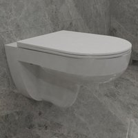 AICA Badezimmer Soft-Close Sitz Spülrandlos Design Hänge WC Toilette AICA Badezimmer Soft-Close Sitz Spülrandlos Design Hänge WC Toilette von AICA SANITAIRE
